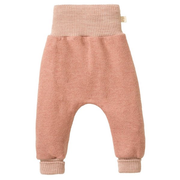 Disana - Pantalon de baroudeur bébé en pure mérinos bio - rose