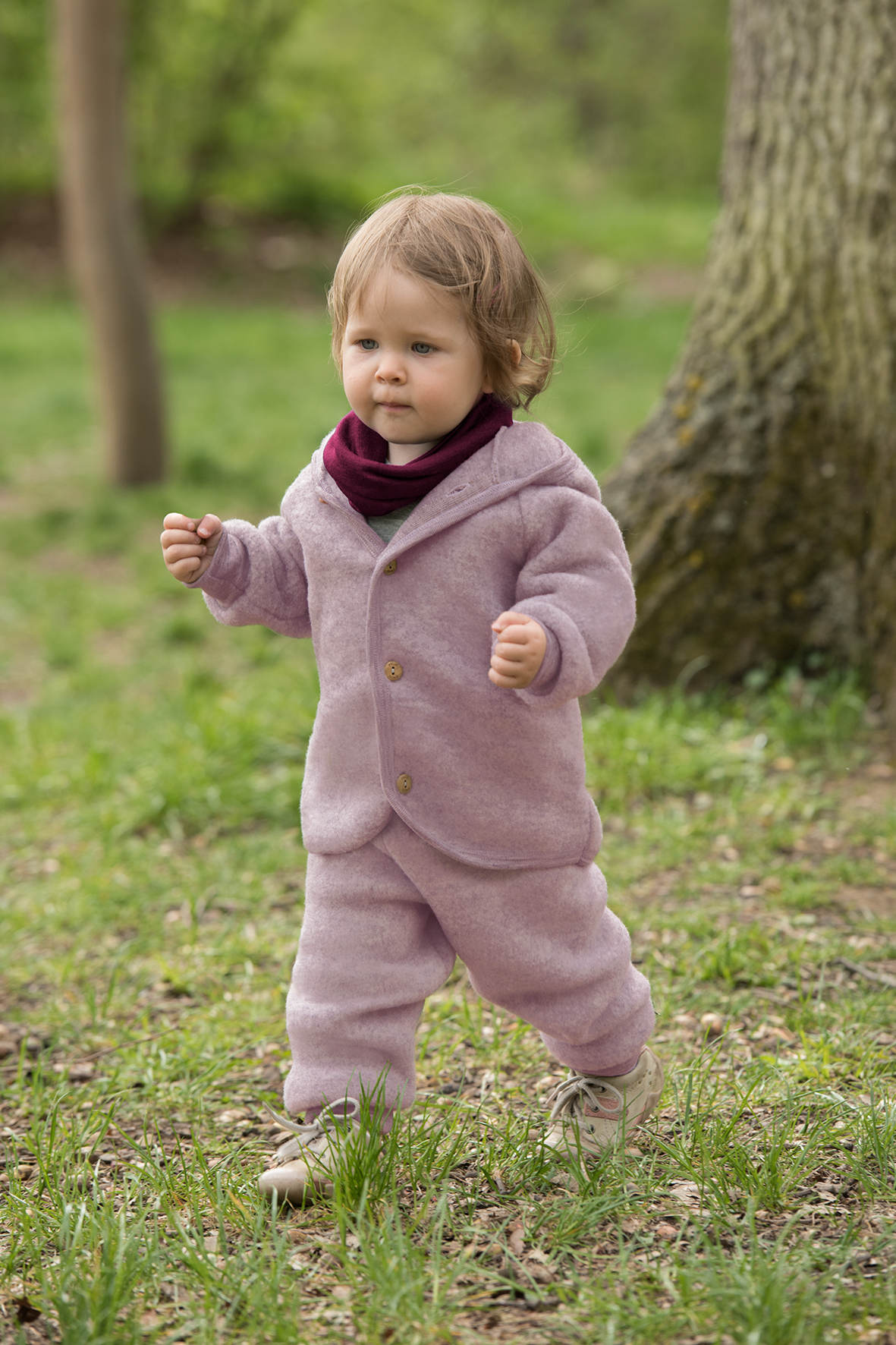 Engel Natur - Veste d'hiver pour bébé en pure laine mérinos biologique polaire, certifiée IVN-Best