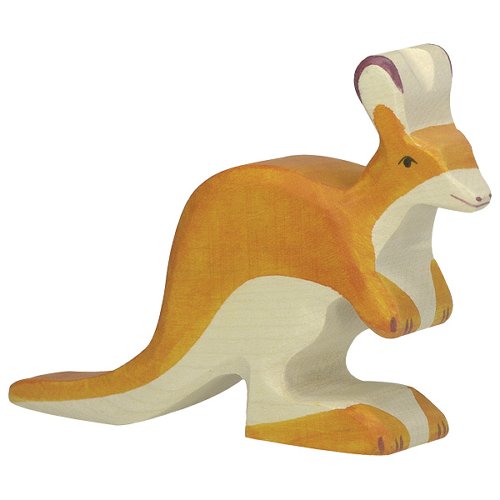 Holztiger - Petit kangourou en bois