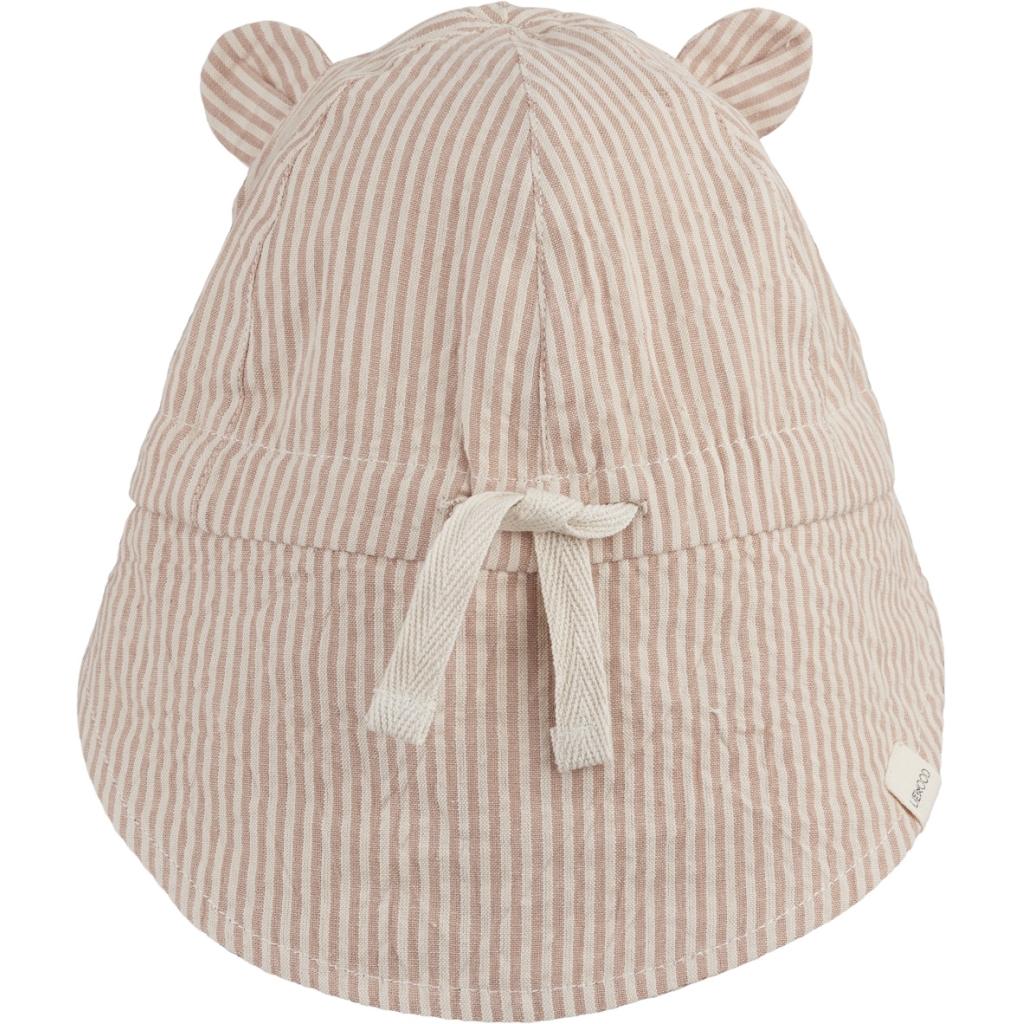 Liewood - Chapeau de soleil bébé et enfant Gorm réglable en coton biologique