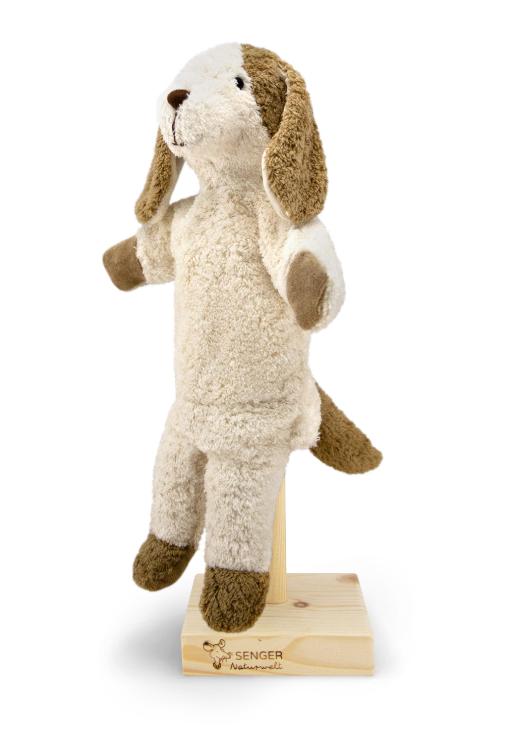 Senger - Marionnette Chien en coton et laine biologiques