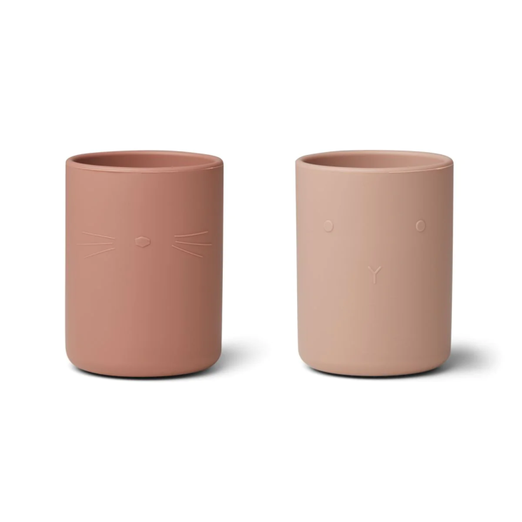 Liewood - 2 Gobelets en silicone Ethan - rose mix