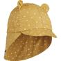 Liewood - Chapeau de soleil bébé Gorm réglable en coton bio Couleur : 2910 Confetti yellow mellow