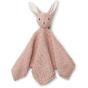 Liewood - Doudou lapin tricoté bio Milo Couleur : 0037 Rabbit rose