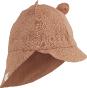 Liewood - Chapeau de soleil bébé réglable en lin et coton bio Eric Couleur : 2074 Tuscany rose