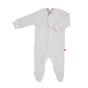 Limobasics - Pyjama bébé en coton biologique Couleur : BBL - stripe blanco/sand