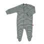 Limobasics - Pyjama bébé en coton biologique Couleur : BGR - stripe gro/mel