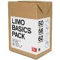 Limobasics - Pack première tenue naissance en coton biologique - Set de quatre pièces Couleur : BBL - stripe blanco/sand