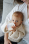 Elhée - Biberon rond 1er âge en silicone, 150 ml - milk