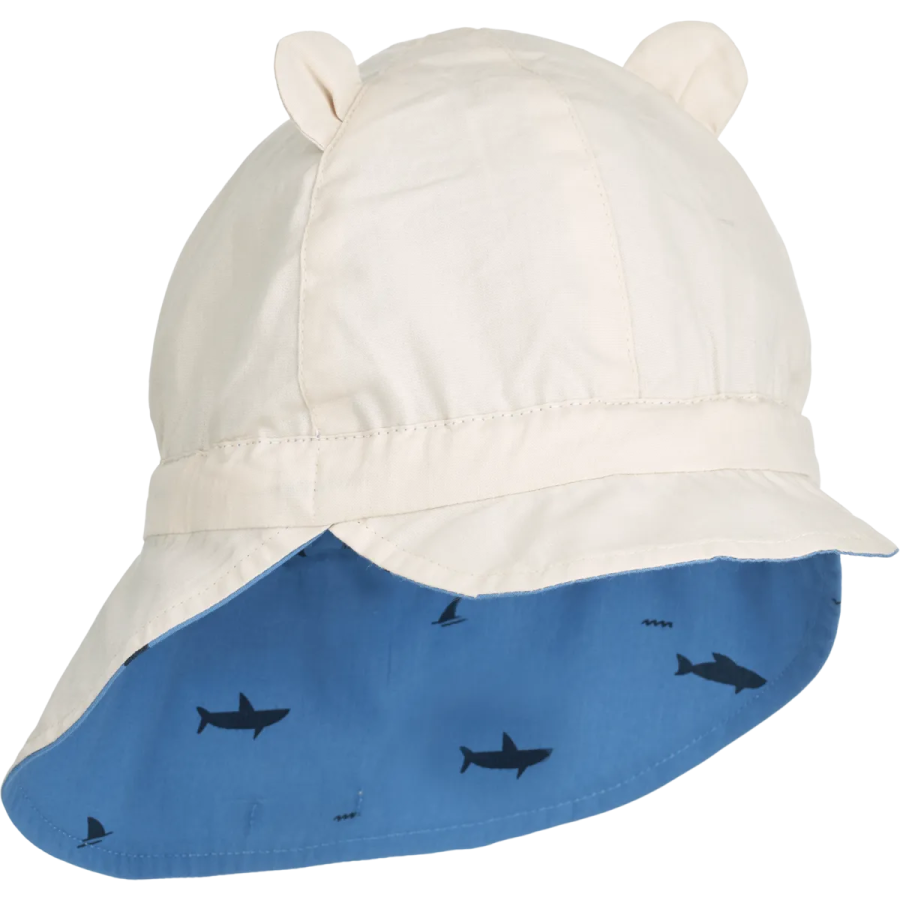 Liewood - Chapeau de soleil Gorm réversible shark